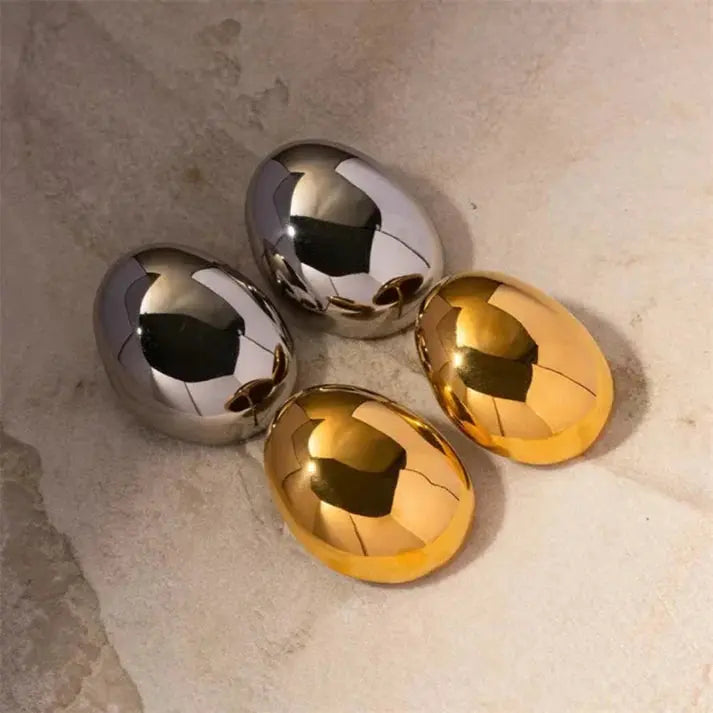 18 k Gold Plated Women's Earrings, Ermania Ermania