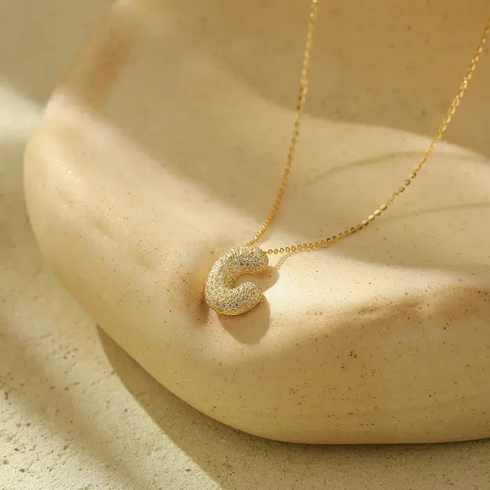 Bella 18K Gold-Plated Letter Necklace ERMANIA