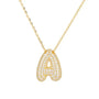 Bella 18K Gold-Plated Letter Necklace ERMANIA