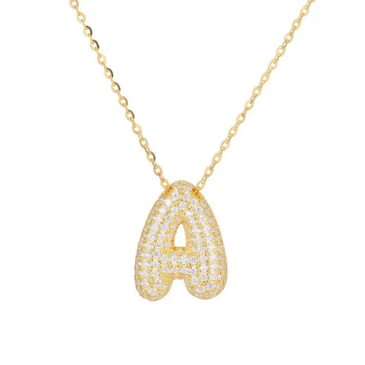 Bella 18K Gold-Plated Letter Necklace ERMANIA