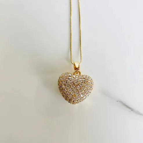 Open Heart 18K Gold-Plated Necklace, Ermania Ermania