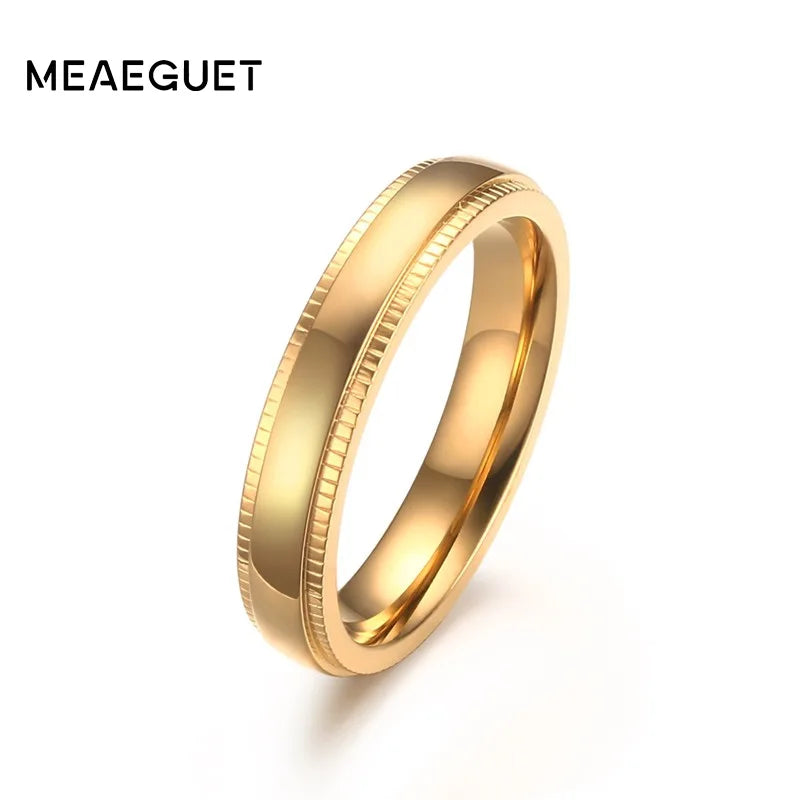 Ermania - Rings Gold-Color Embossing