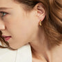 Ermania - Sterling Silver plated Chunky Hoop Earrings - Ermania