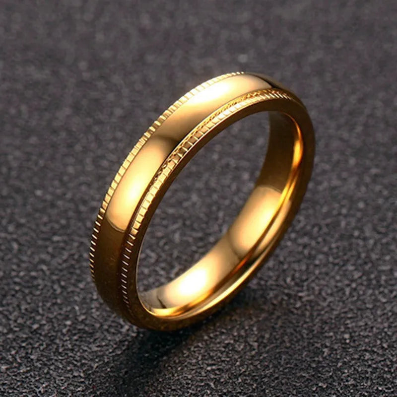 Ermania - Rings Gold-Color Embossing
