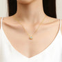 Pure 18k Gold Necklace With Moissanite, Ermania - Ermania
