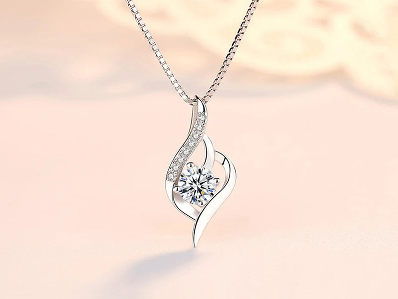 Ermania - Sterling Silver Pendant Necklace