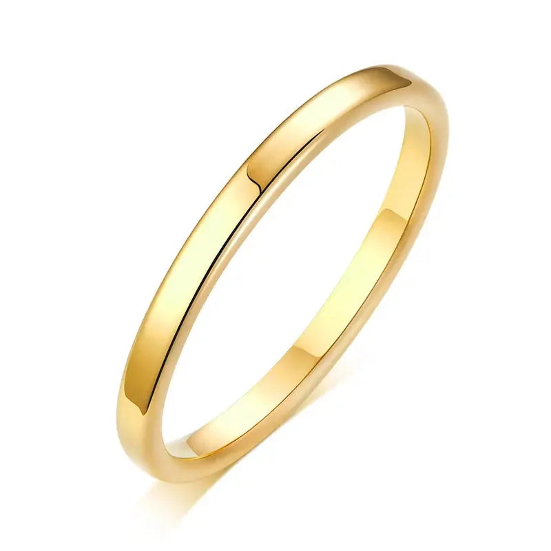Ermania - 18k Gold Plated Stainless Steel Ring - Ermania