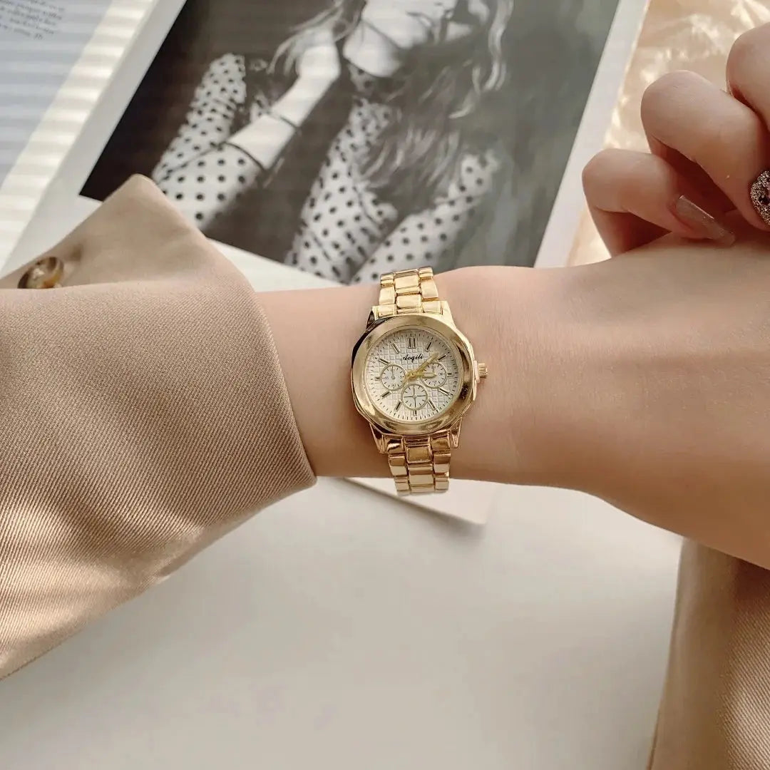 Ermania - Women's Gold Quartz Wristwatch - Ermania