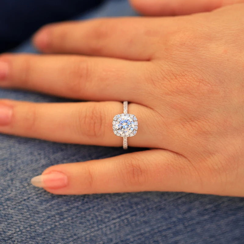 Ermania - 1 Carat D Real Moissanite Diamond