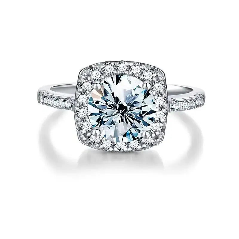 Ermania - 1 Carat D Real Moissanite Diamond