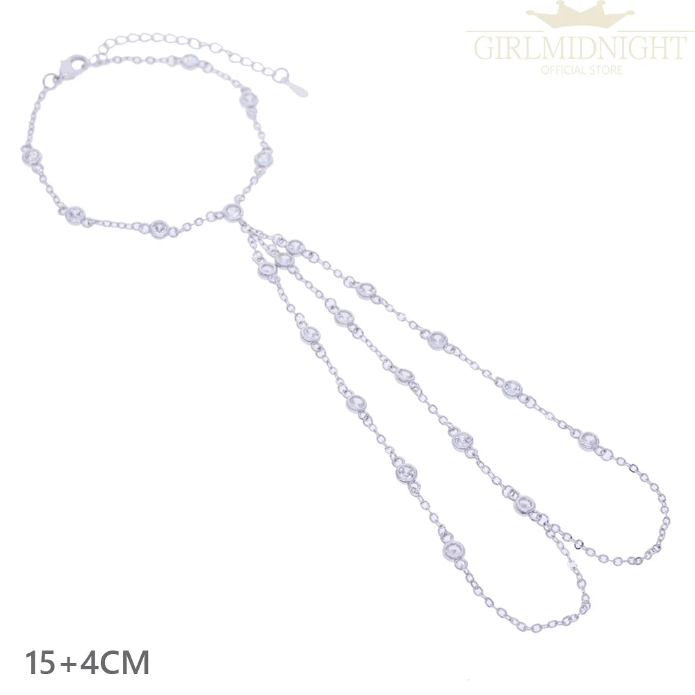 Ermane - Hand Chain Bracelet Gold Color