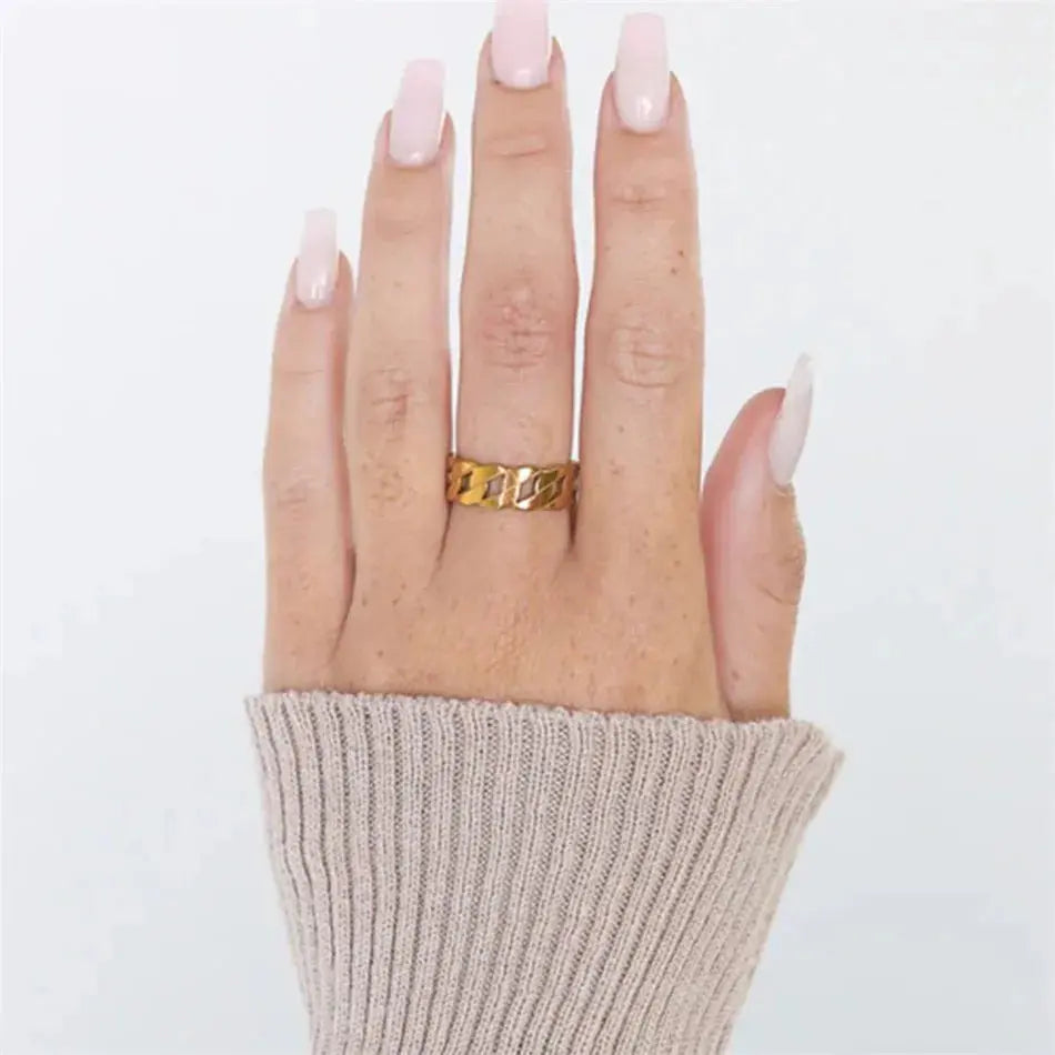 Angela gold plated ring