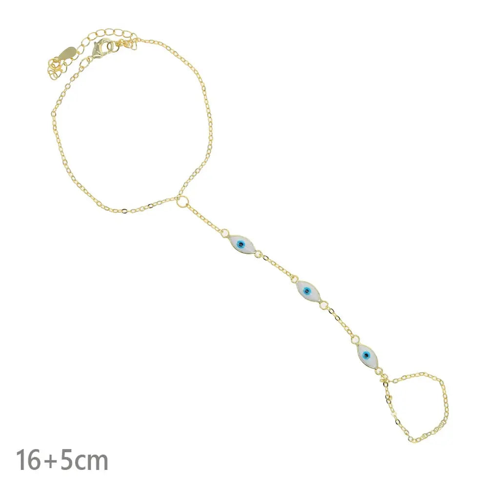 Ermane - Hand Chain Bracelet Gold Color - Ermania
