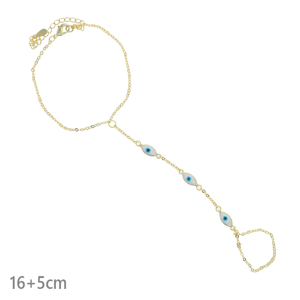 Ermane - Hand Chain Bracelet Gold Color