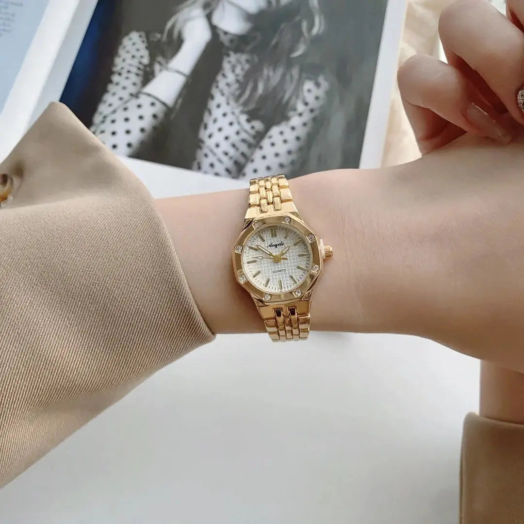 Ermania - Women's Gold Quartz Wristwatch - Ermania