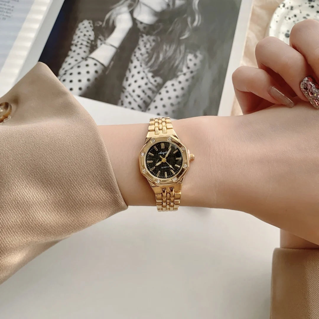 Ermania - Women's Gold Quartz Wristwatch