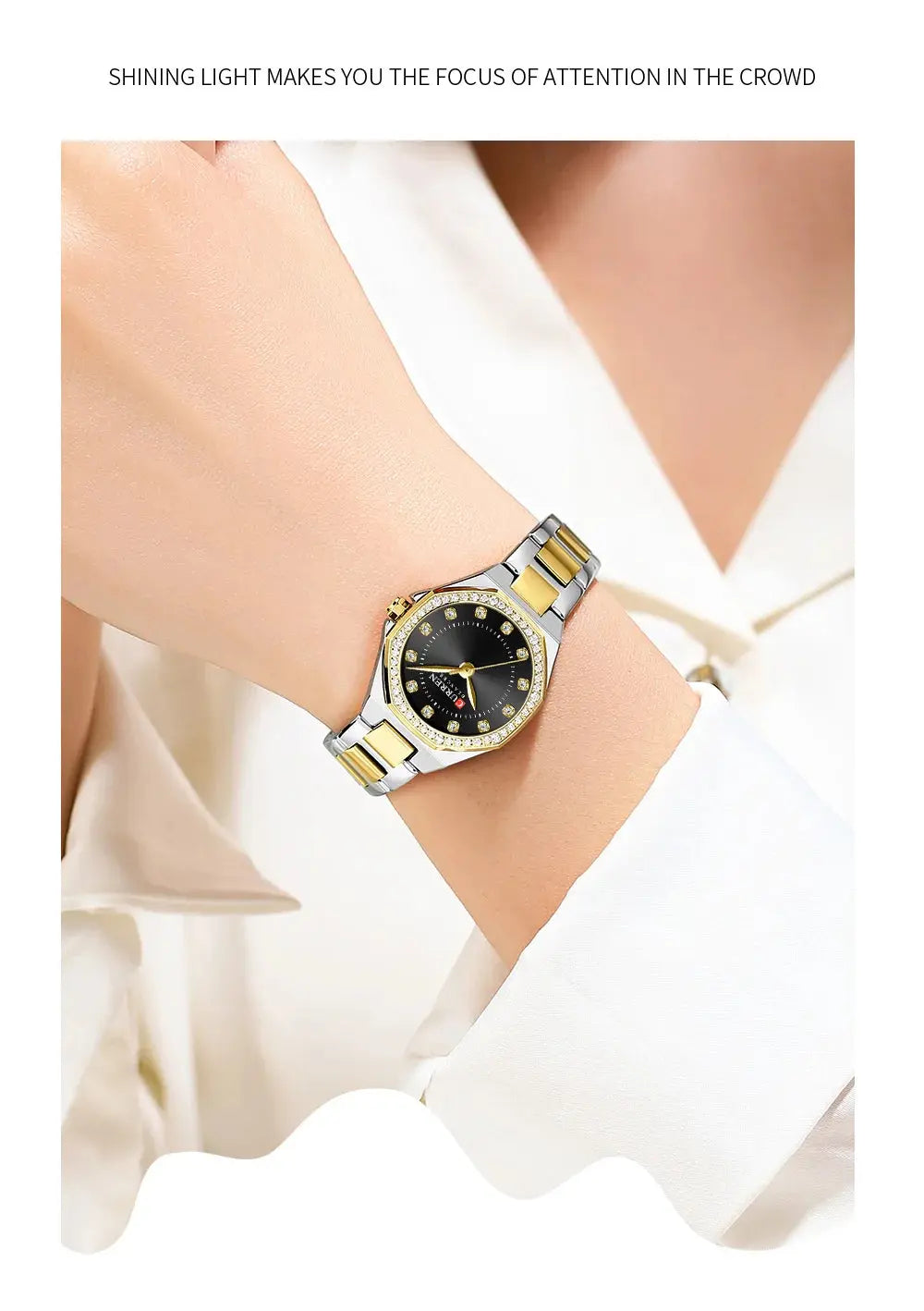 Ermania - CURREN Luxury Watch for Women Quartz - Ermania