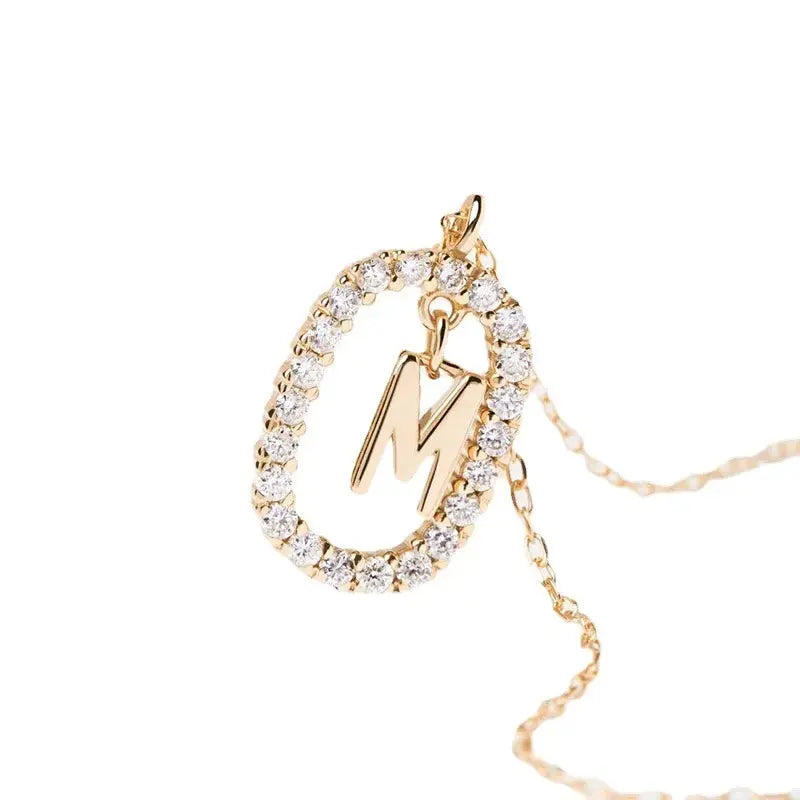 Ermania - Sterling Silver Alphabet Necklace customizable - Ermania