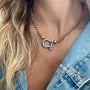 Foxanry Hollow Geometric Necklaces For Women Couples Personality Simple Hip Hop Fashion Clavicle Chain Party Jewelry Accessories ERMANIA