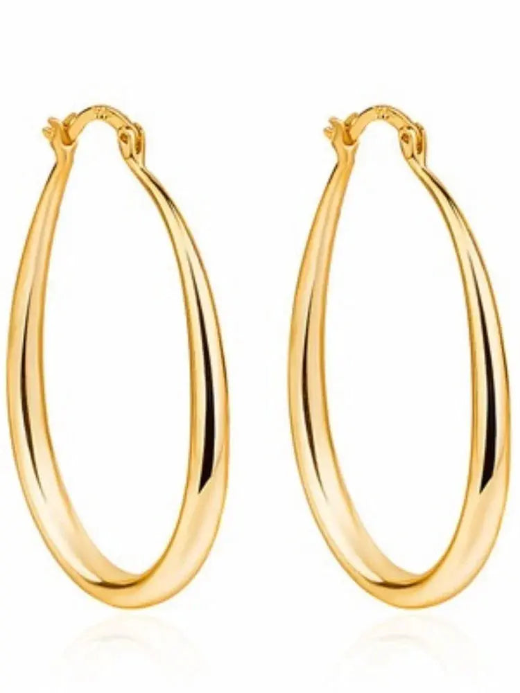 Ermania - Big Metal Earrings - Ermania