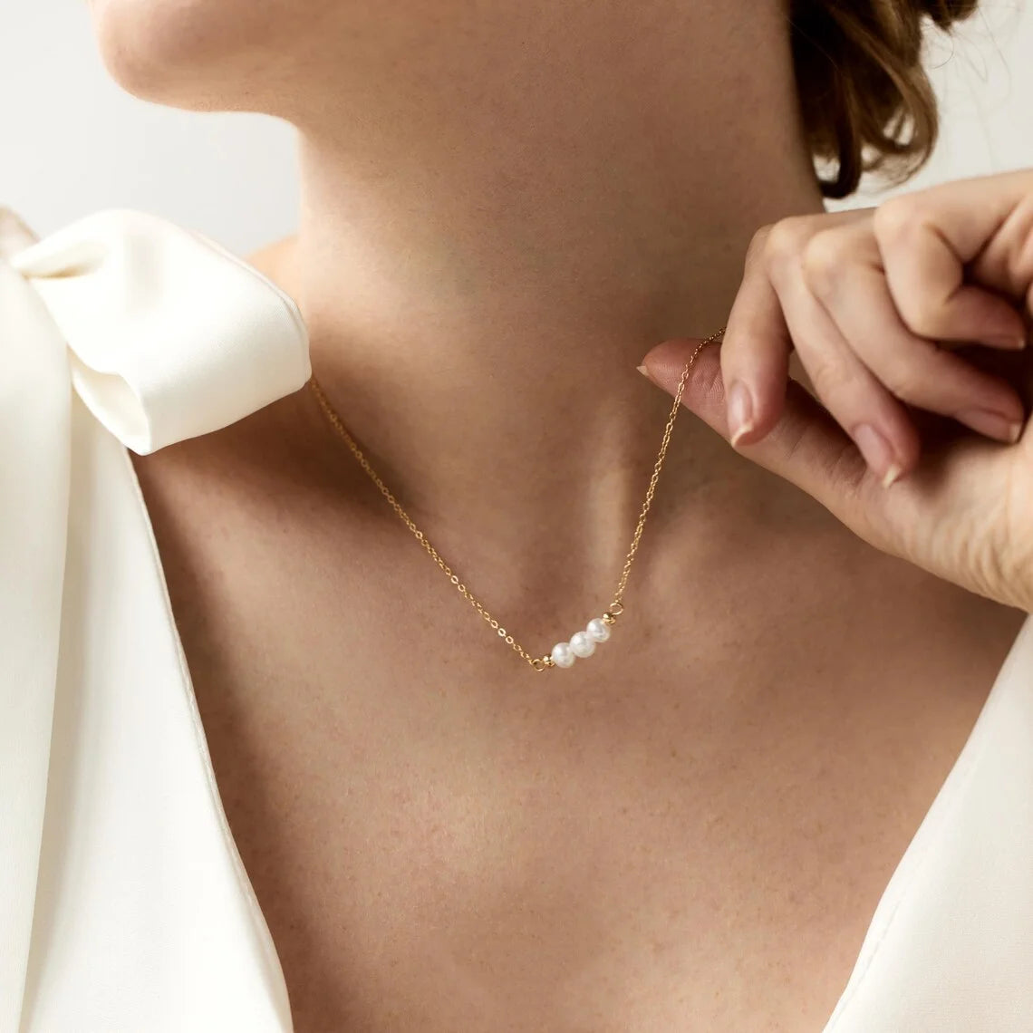 Ermania - 18K Gold Plated Stainless Steel Necklace