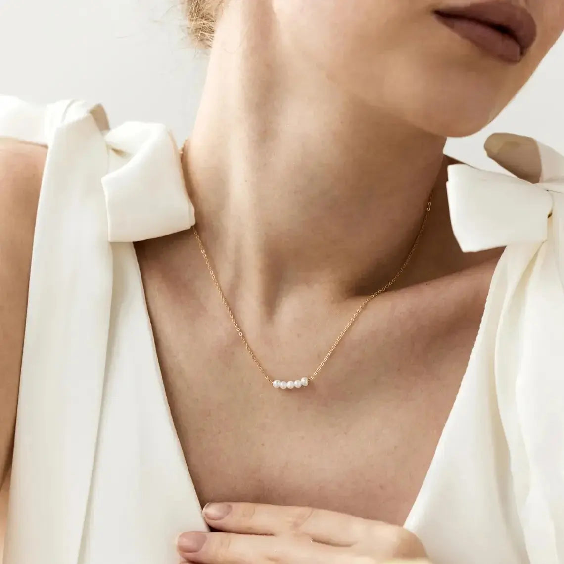 Ermania - 18K Gold Plated Stainless Steel Necklace - Ermania