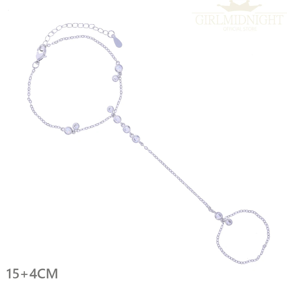 Ermane - Hand Chain Bracelet Gold Color