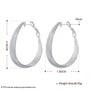 Ermania - Sterling Silver Hoop Earrings - Ermania
