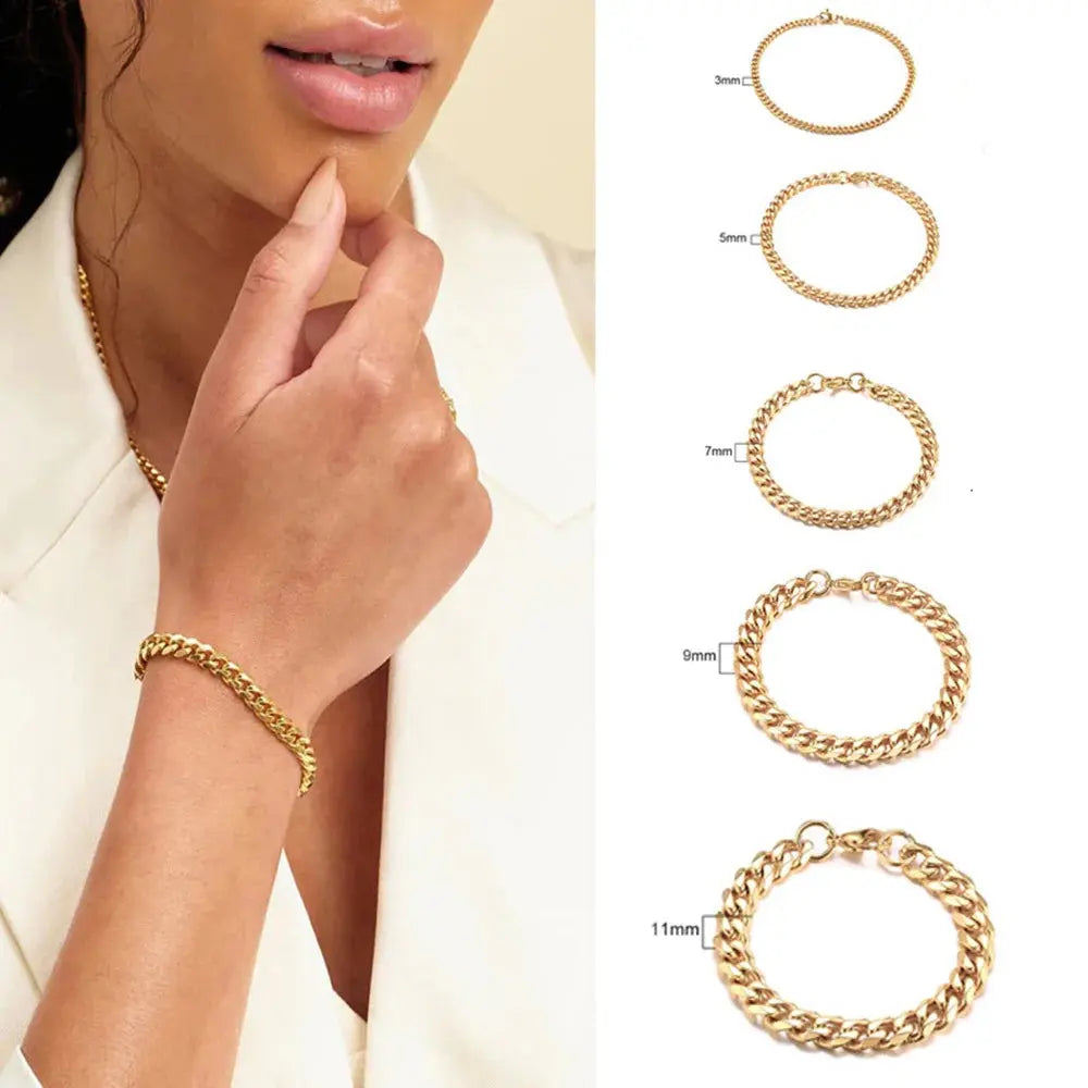 Stainless Steel Chain Bracelet - Ermania