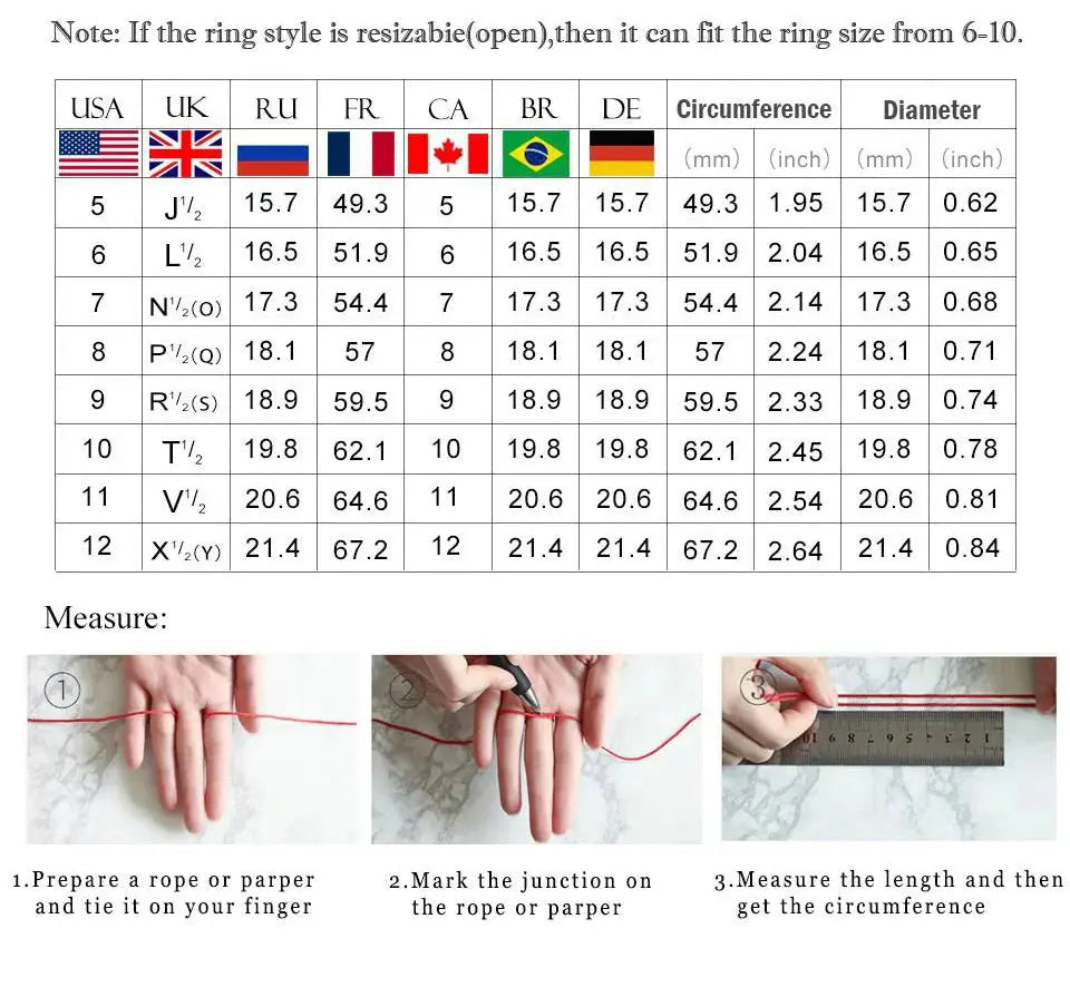 Ermania - Real Moissanite Jelly Rings - Ermania