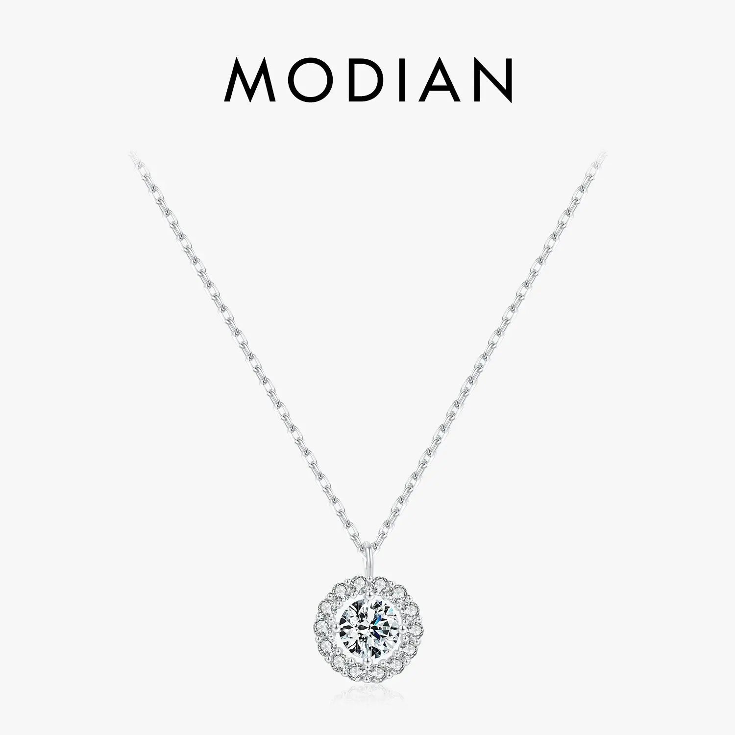 Ermania - MODIAN Sterling Silver Pendant Necklace - Ermania