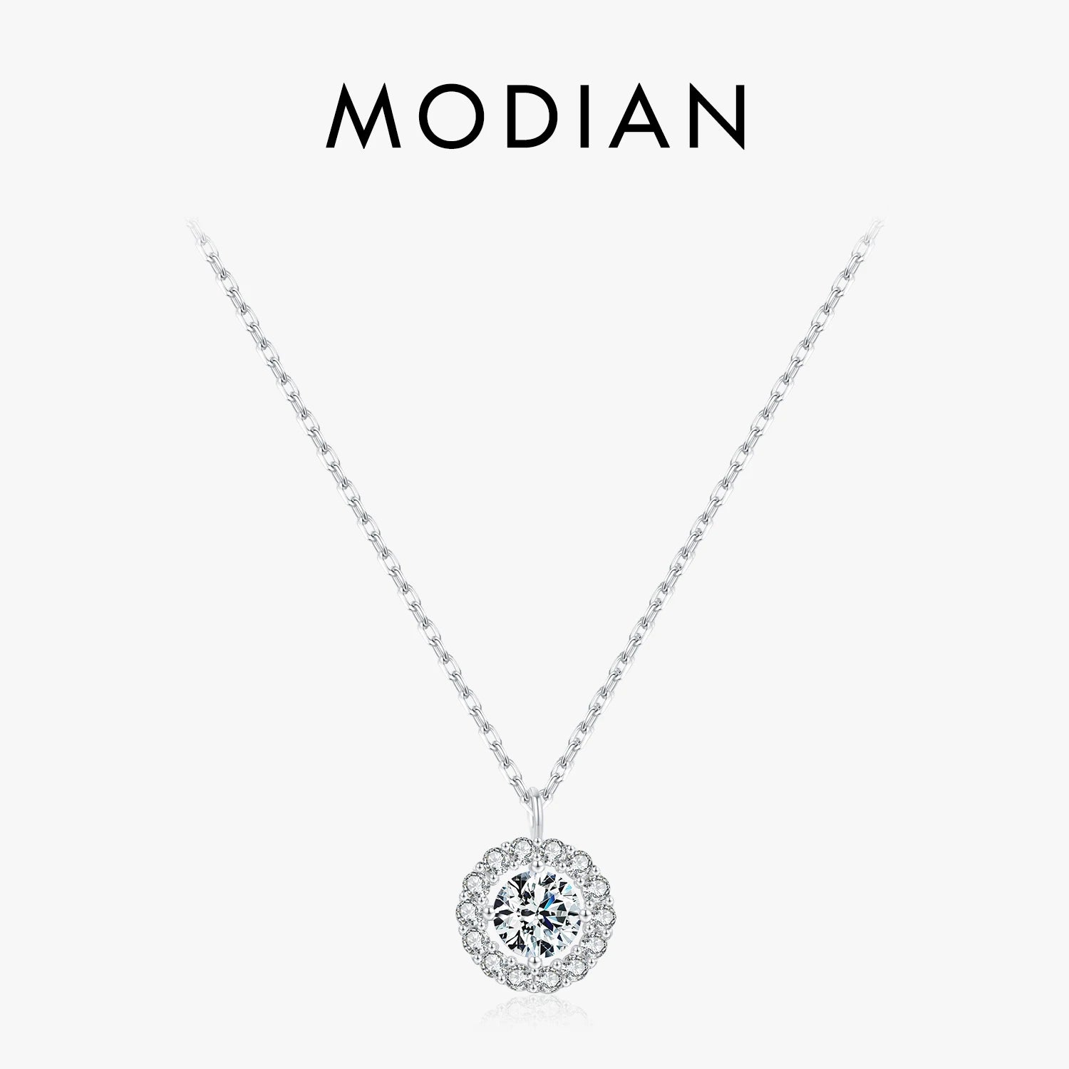 Ermania - MODIAN Sterling Silver Pendant Necklace