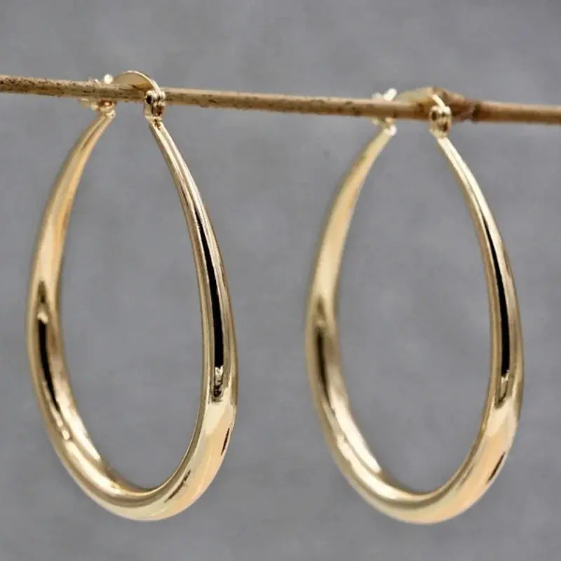Ermania - Big Metal Earrings - Ermania
