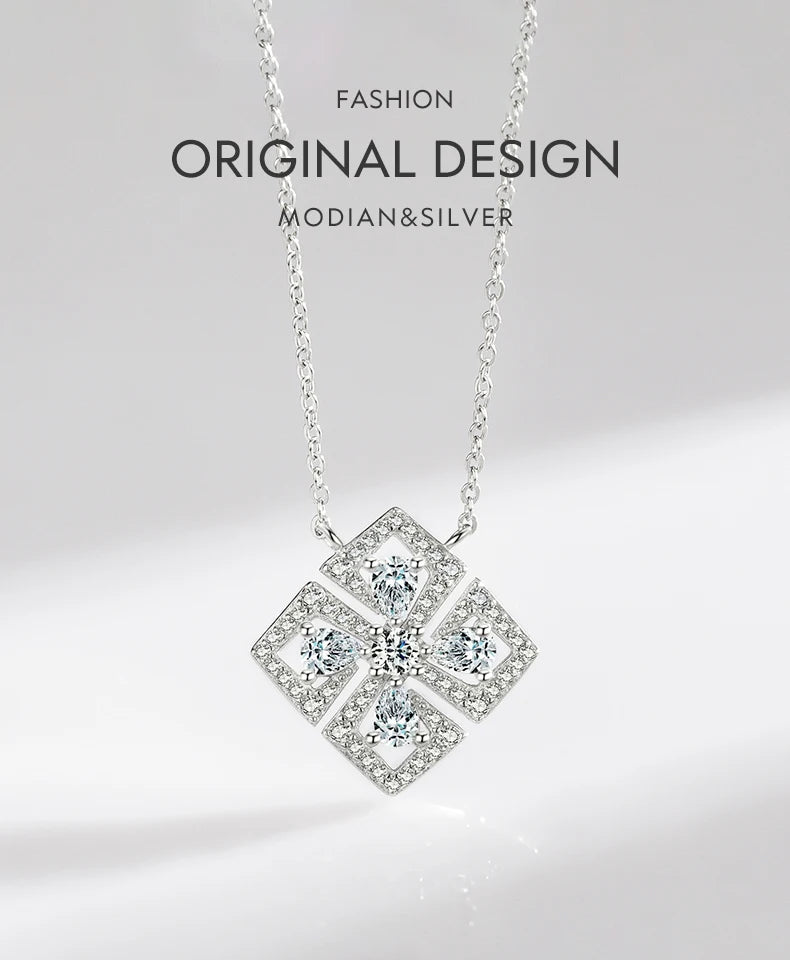 Ermania - Sterling Silver Pendant Necklace