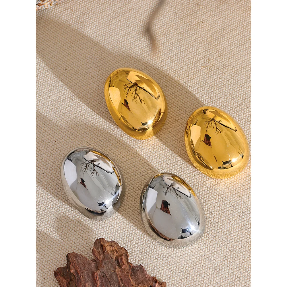 Ermania - 18 k Gold Plated Women's Earrings