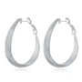 Ermania - Sterling Silver Hoop Earrings - Ermania