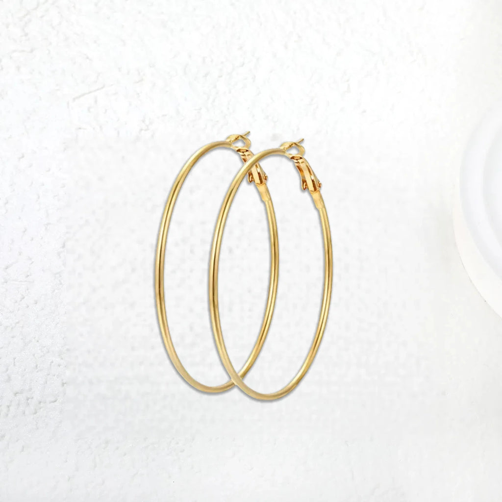 Ermania - Creole Earring Female Gold color