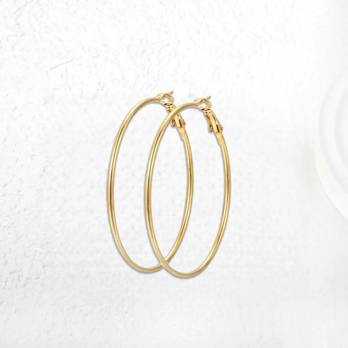 Ermania - Creole Earring Female Gold color