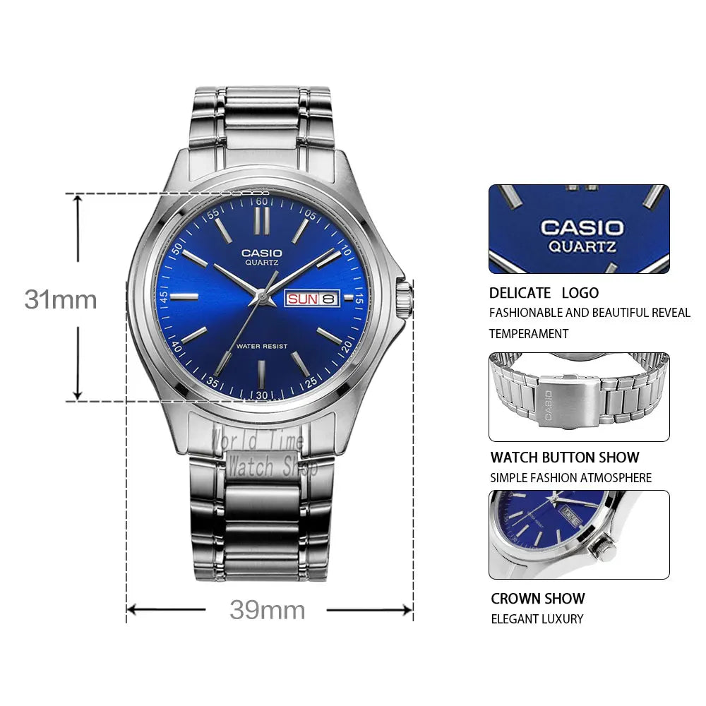 Ermania - Casio watch Waterproof quartz for men