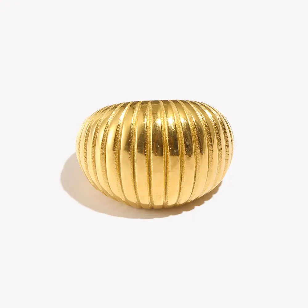 Ermania - Schells Ring 18K Gold Plated - Ermania