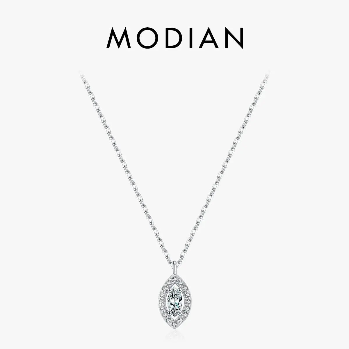 Ermania - MODIAN Sterling Silver Pendant Necklace - Ermania