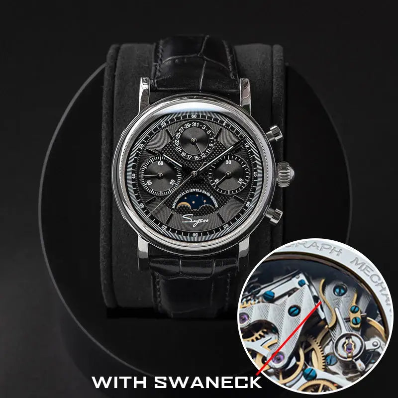 Ermania - Sugess Men Watch ST1908 Swanneck Movement Mechanical Chronograph - Ermania