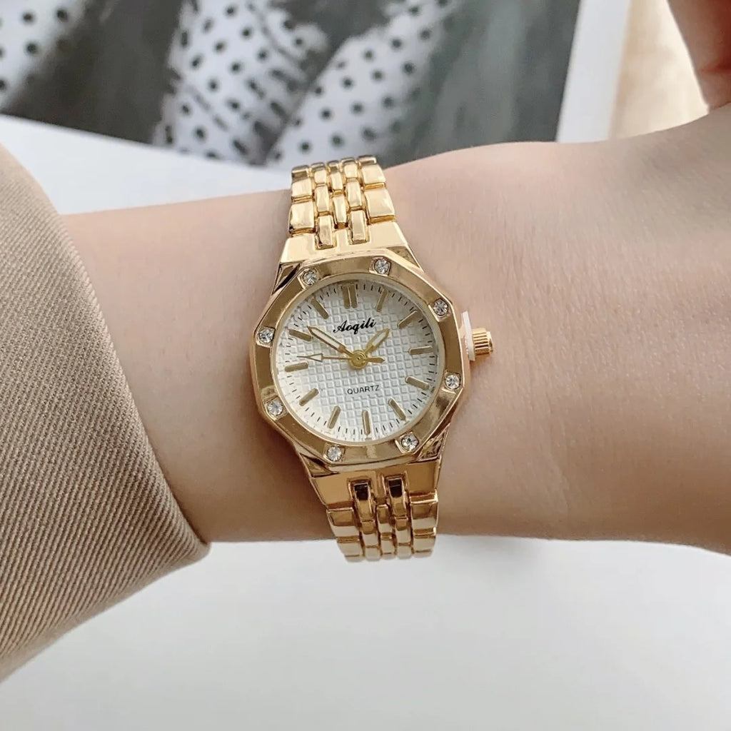 Ermania - Women's Gold Quartz Wristwatch