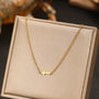 Stainless Steel Delicate Vintage Cross Pendant Necklace - Ermania