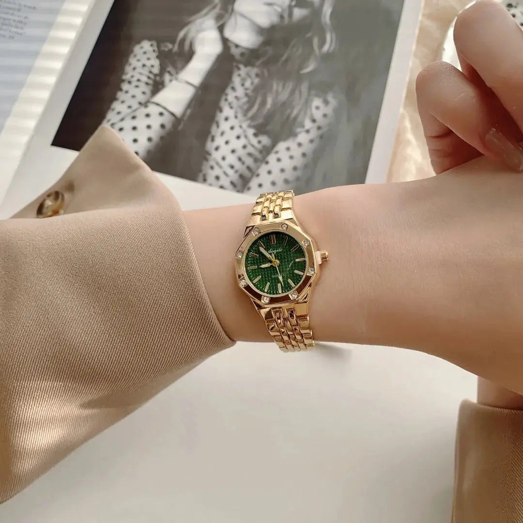 Ermania - Women's Gold Quartz Wristwatch - Ermania