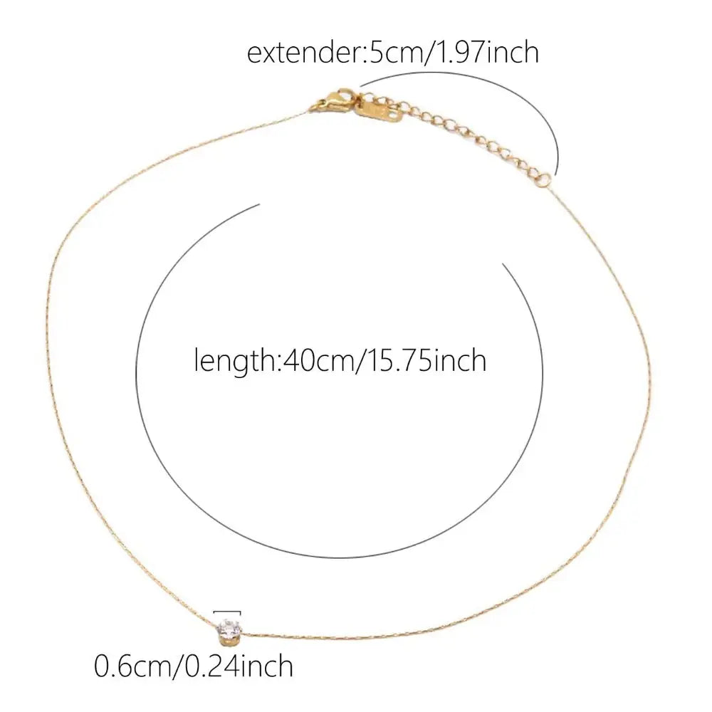 Ermania - Stainless Steel Gold Plated Dainty Minimalist - Ermania