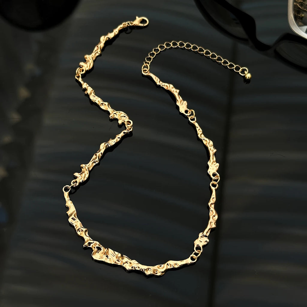 Ermania- Ingemark Irregular Bone Chain Necklace