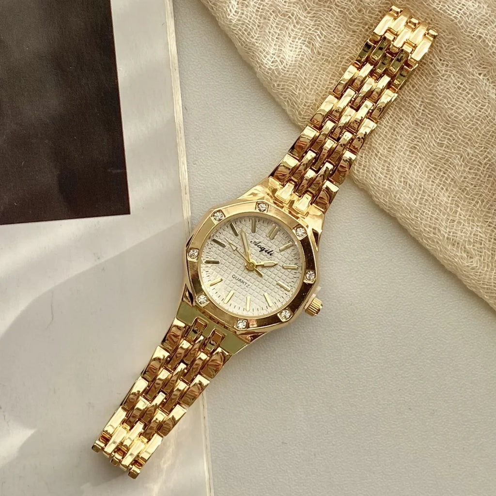 Ermania - Women's Gold Quartz Wristwatch