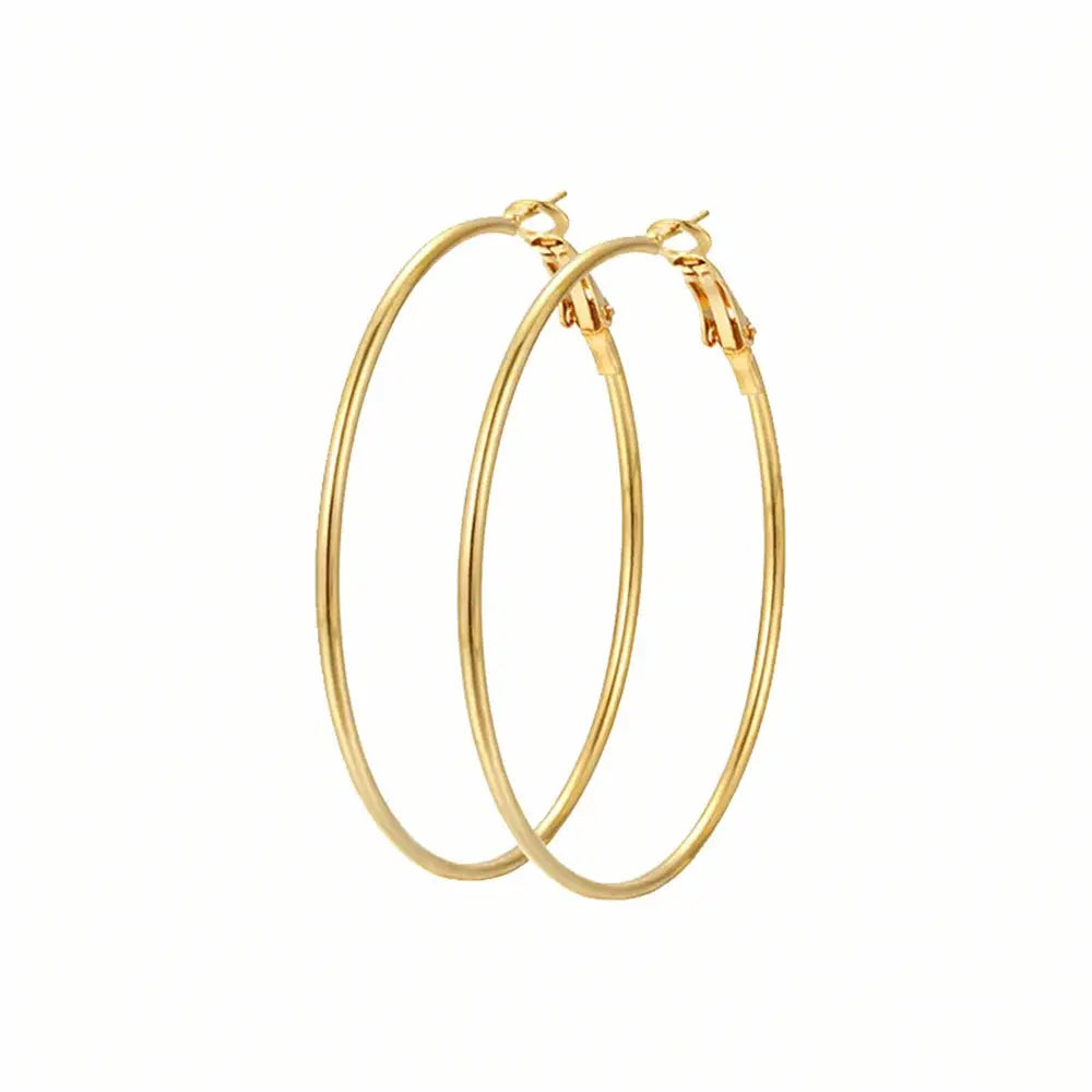 Ermania - Creole Earring Female Gold color - Ermania