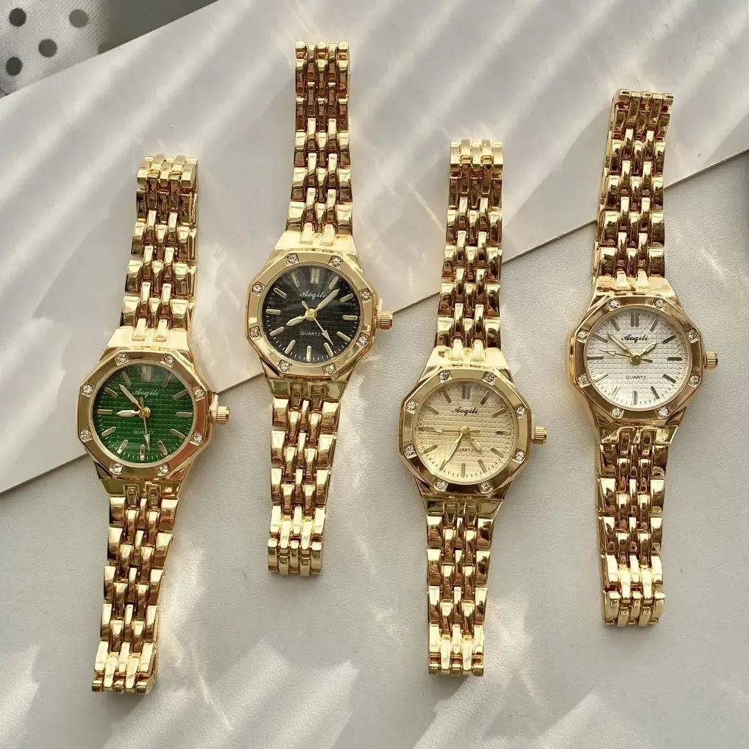 Ermania - Women's Gold Quartz Wristwatch - Ermania